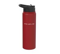 All the World's a Stage Shakespeare Citazione Stainless Steel Insulated Water Bottle