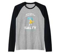 all These Flavors And You Choose To Be Salty Meme Umorismo Maglia con Maniche Raglan