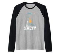 all These Flavors And You Choose To Be Salty Meme Umoristico Maglia con Maniche Raglan