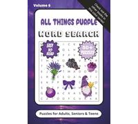 All Things Purple: All Things Purple Word Search Book