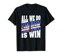 All We Do Is Win Love Capo Capo Verde Bandiera Independence Day Maglietta