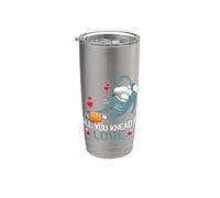 All you knead is love - Impasto per hobby Bicchiere termico in acciaio inox doppia parete