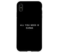 All You Need Is Karma - Mood minimalista e divertente Custodia per iPhone XS Max