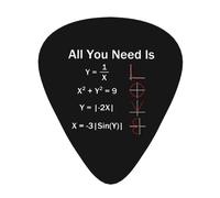 All You Need Is Love Math Plettri per chitarra Plettri per chitarra basso Confezione da 12