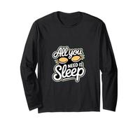 All You Need Is Sleep Salute essenziale riposante |-- Maglia a Manica