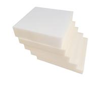 All4All Lastra Gommapiuma per Imbottitura - Spugna per Divani, Divani Seduta- Alta Densità - Gomma Piuma - Imbottitura - 40x40x12cm - D 25/44