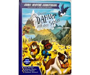 Alla Dahu Auf Der Pista Board Game Box Gioco Bambini Libro Quaderno ad Anelli
