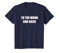 alla Luna E Ritorno Maglietta, Bambini, Navy, 12 Anni