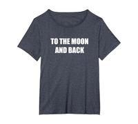 alla Luna E Ritorno Maglietta, Donna Plus-Size, Pervinca, 3X