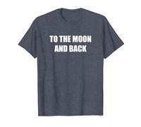 alla Luna E Ritorno Maglietta, Uomo, Pervinca, 6XL