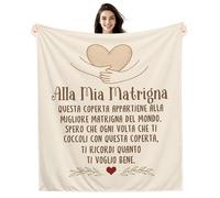 Alla mia Matrigna Spero che ogni volta che ti coccoli con questa coperta ti ricordi quanto ti voglio bene Idee Regalo Coperta per la Matrigna Compleanno Festa della Mamma Regalo di Natale (matrigna-a)