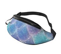 alla moda a forma di sirena, per donna e uomo, casual, leggero, con tasche regolabili e cerniera, per viaggi, sport, escursionismo