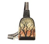 alla moda alberi nudi illustrazione arte donne fanny pack moda fling zaino per le donne per pacchetto giorno, alberi nudi illustrazione arte, 1 dimensione, Arte illustrazione di alberi nudi, 1 size