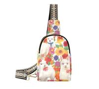 Alla moda Alpaca Semplice Estate Fiori Sling Bag Uomini Moda per le Donne Fanny Pack per Escursioni