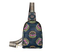 Alla moda Amburgo Colorful Neon Fluorescente viaggio fanny bag carino pacchetti borsa petto per il giorno pack, Amburgo Fluorescente neon colorato, 1 size