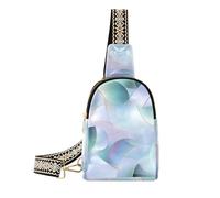 Alla moda Astratto Lines Stain Modern Decor borsa per donna borsa in pelle per le donne crossbody per giorno pack