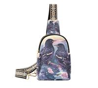 Alla moda Carino Europeo Starling Bird fanny pack uomini impermeabile spalla fanny pack per il viaggio, Carino europeo Starling uccello, 1 size