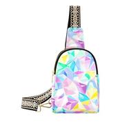 alla moda Cartoon Diamonds Twinkle Light Color body fanny pack antifurto fanny pack borse a tracolla per i viaggi, cartoni animati diamanti scintillio colore chiaro, 1 taglia, Cartoon Diamonds Twinkle