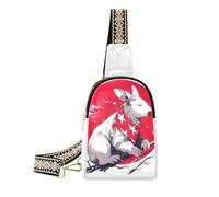 Alla moda Cartoon Wallaby 4 luglio Independence Day borsa a tracolla impermeabile piccola borsa a tracolla per escursionismo, cartone animato Wallaby 4 luglio Giorno dell'Indipendenza, 1 taglia