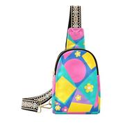 Alla moda Colorato Forme Geometriche Fiori gialli donne fanny pack multiuso fanny pack per gli uomini per il viaggio