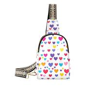 Alla moda Colorful Love Hearts corpo fanny pack leggero per le donne fanny pack per escursionismo