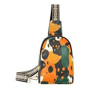 Alla moda Colorful Rustic Leopard Print borsa a tracolla in pelle multiuso pacchetti per le donne per il pacchetto di giorno