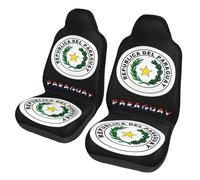 alla Moda Cuscino per Sedile Auto Coprisedile Coat of Arms of Paraguay Paraguayan Flag Auto Macchina Seat Cover Compatibile Set Completo di Coprisedili per Camion, SUV, Macchina, 52X138Cm