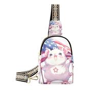 Alla moda Delicato Cartoon Guinea Pig 4 luglio Giorno dell'Indipendenza fanny pack borsa leggera spalla fanny pack per giorno pack, delicato cartone animato Guinea Pig 4 luglio Giorno