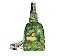 Alla moda Duck Weed Lake Green trekking fanny pack robusto crossbody fanny pack borsa per il viaggio, anatra, erba, lago, verde, 1 size