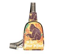 Alla moda Estate Tropical Gorilla piccolo fanny pack borse robuste per le donne crossbody per il viaggio