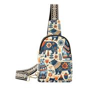 Alla moda Ethtic Tribe Totem Bears borsa per donna antifurto borsa a tracolla per gli uomini per il pacchetto di giorno