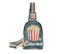 Alla moda Film Theater Game borsa a tracolla in pelle moda crossbody fanny pack per escursioni, Gioco del cinema, 1 size