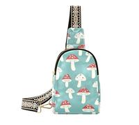 Alla moda Fungo Cartoon Style piccolo borsa a tracolla leggera spalla fanny pack per il pacchetto di giorno
