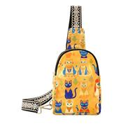 Alla moda indiano Faraone Stile Gatti Brigher borse fanny pack impermeabile donne fanny pack crossbody per il viaggio
