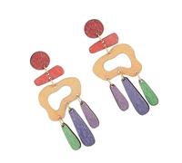 Alla moda Irregolare Pattern Tacchetti Decorazione Per Le Donne Alla Moda Cerca Stili Personalizzati E Complemento Artistico Giornaliero Forma Irregolare Orecchini