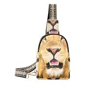 Alla moda Lion Wild Animal borsa a tracolla uomo impermeabile cross body fanny pack per escursionismo