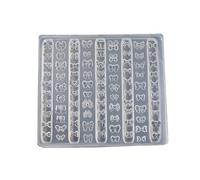 Alla moda migliora i tuoi progetti con il set in silicone con fiocco per nail art 3D e accessori per la creazione di gioielli