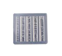 Alla moda migliora i tuoi progetti con il set in silicone con fiocco per nail art 3D e accessori per la creazione di gioielli