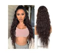 Alla moda Onda d'acqua Coulisse Coda di cavallo Estensione della coda di cavallo dei capelli umani Clip di capelli vergini brasiliani in un pezzo di capelli Estensione dei capelli coda di cavallo ricc