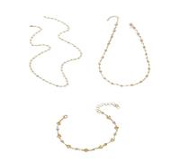 Alla moda regolabile Y Collana a forma di Y Clavicola Catena Monili Per Le Donne Hot Day Holiday Party Set Regalo Dei Monili In Lega di Metallo Regolabile Set, Misura unica, come descritto, come