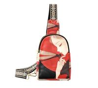 Alla moda Retro Dragonfly Anime Stile Cinese piccola borsa a tracolla impermeabile fanny pack per le donne per il pacchetto di giorno, stile cinese retrò libellula anime