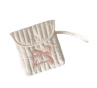 Alla moda Ricamato Farfalla Archi Cosmetici Borsa Donna Mestruale Organizzato Morbido Poliestere Cotone Borse di Immagazzinaggio Accessori Delle Donne di Modo, B, Bellezza di massa