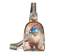 Alla moda rosso bianco e blu nano pieno corpo borse per il corpo carino fanny pack borse a tracolla per il pacchetto di giorno, Nana rossa, bianca e blu, corpo intero, 1 size