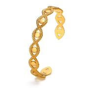 Alla Moda Rotondo Nodo Aperto Polsino Bracciale Elegante Gioielli Donna Regalo