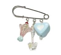 Alla moda Stella Perlina Pin Ciondolo Bella Nappe Ornamento Spilla Accessorio Alla Moda Pin Gioielli Per Borse Da Donna