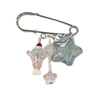 Alla moda Stella Perlina Pin Ciondolo Bella Nappe Ornamento Spilla Accessorio Alla Moda Pin Gioielli Per Borse Da Donna