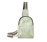 Alla moda Un Soft Sage Green Sfondo Sling Bag leggero fanny pack borse a tracolla per il giorno pack