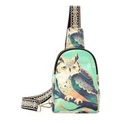 Alla moda verde gufo sveglio delle donne fanny pack cuoio fanny pack per le donne per il pacchetto di giorno