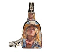 Alla moda Western Cowgirl Bella pelle fanny pack in pelle grande fanny pack crossbody per day pack, Cowgirl occidentale bella, 1 size