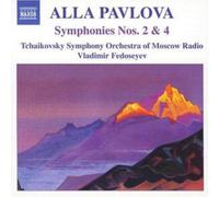 Alla Pavlova Symphonies Nos. 2 and 4 (Fedoseyev, Tchaikovsky So) (CD) Album